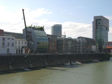 Düsseldorf : Medienhafen, Ansicht Am Handelshafen